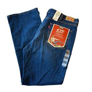 Levi's 537 Western Bootcut Stretch Jeans Cowboy Rodeo Men's 40x32 Dark Blue NWT